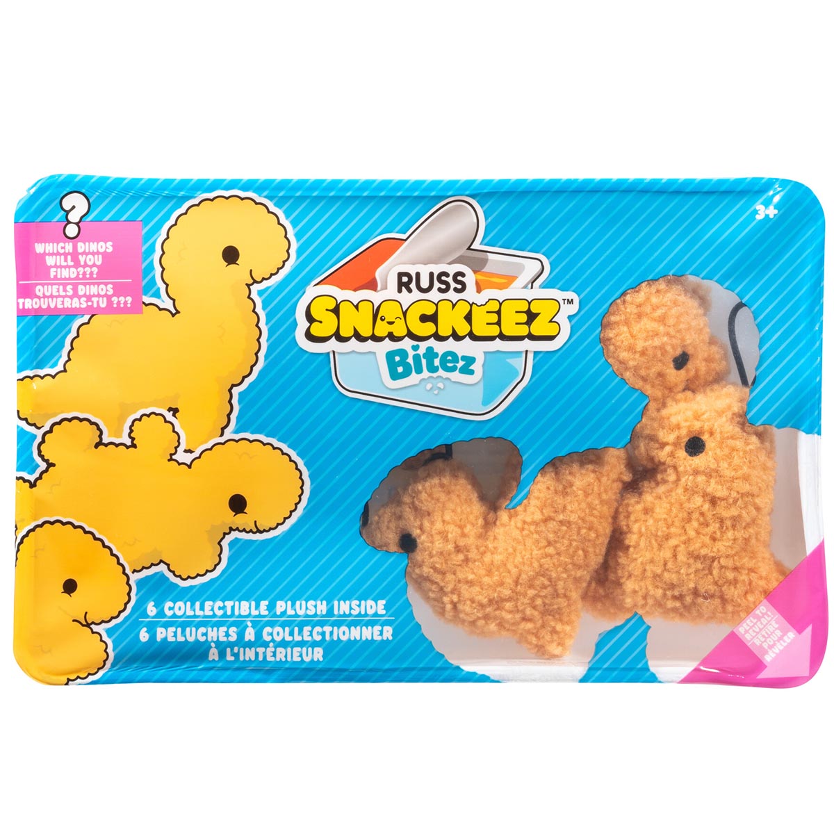 Russ 3.5-Inch Snackeez Dino Nuggets 6-Pack