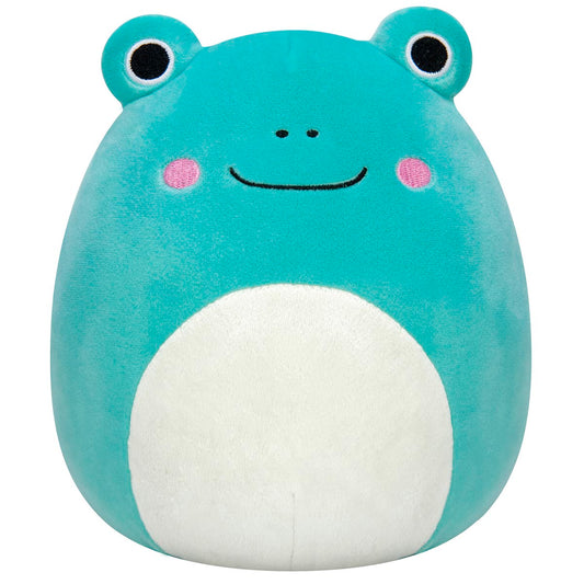 12-Inch Ludwig the Teal Frog with Mint Green Belly