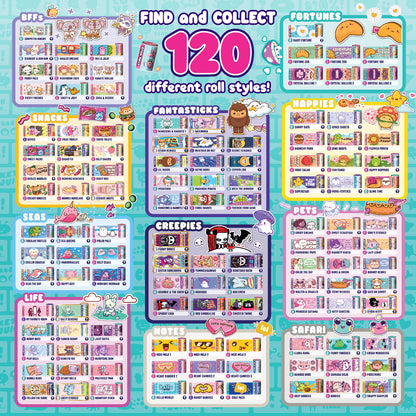 Sticki Rolls Sticki Book - Wearable & Shareable Sticker Bracelet + Collection Sticki Book